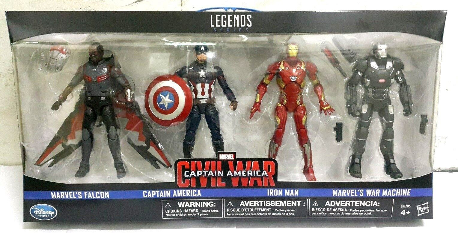 Marvel Legends Captain America: Civil War 4-pack Disney Store Exclusive 