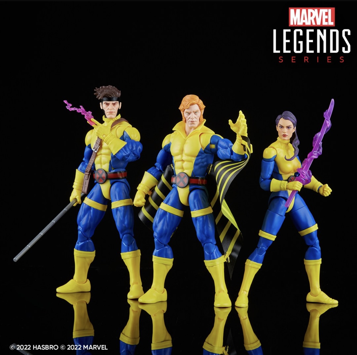 Marvel Legends Uncanny X-Men 3 Pack Banshee, Gambit And Psylocke ...