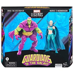Bring the excitement and wonder of the Marvel Universe to your collection with Hasbro Marvel Legends Drax the Destroyer and Marvel's Moondragon action figures!