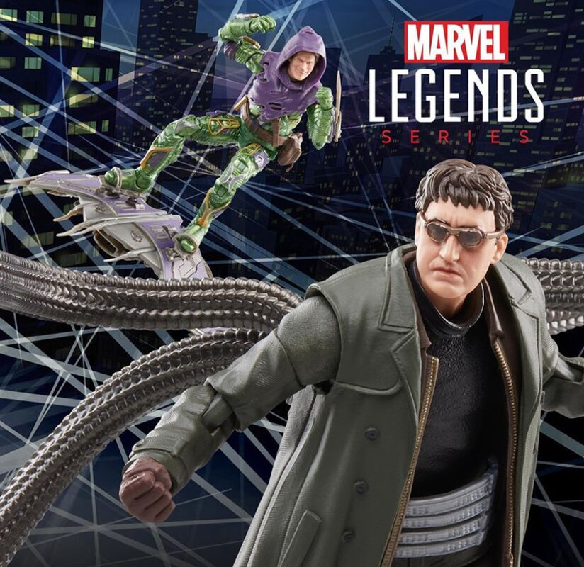 Marvel Legends Doc Ock Spider-Man 2 Movie ToyBiz Alfred Molina Doctor  Octopus Action Figure Review 