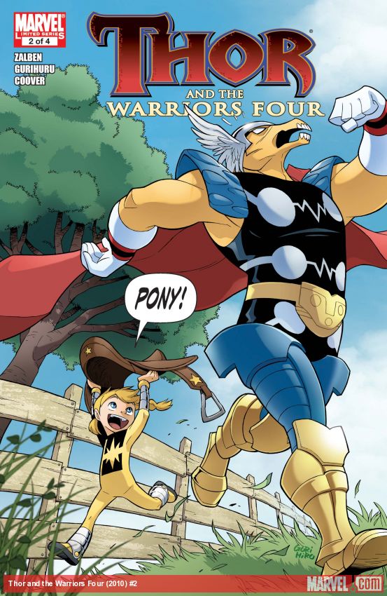 Thor and the Warriors Four (2010) #2