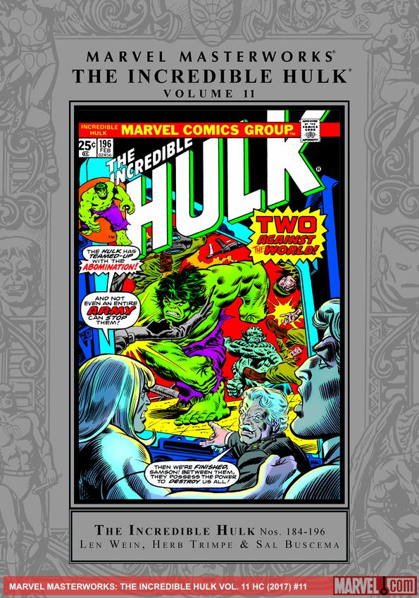 MARVEL MASTERWORKS: THE INCREDIBLE HULK VOL. 11 HC (Trade Paperback)