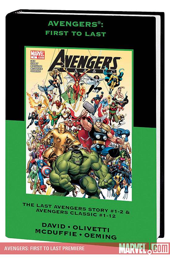 AVENGERS: FIRST TO LAST PREMIERE HC [DM ONLY] (2008 – Present)
