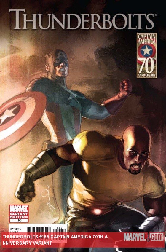 Thunderbolts (2006) #155 (CAPTAIN AMERICA 70TH ANNIVERSARY VARIANT)